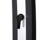 Doccia Solare Nera In Alluminio 40 Litri Con Fascia Inox