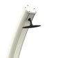 Doccia Solare In Alluminio Bianca Da 25 Litri Con Soffione Rotondo Da 15 Cm Miscelatore e Rubinetto Lavapiedi Struttura Curva Per Esterno Altezza 226 Cm Ideale Per Piscine Giardini Beb Hotel e Campeggi Acquisto Sicuro Consegna Veloce e Garanzia