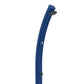 Doccia Solare Blu In Alluminio Da 25 Litri Con Soffione Rotondo Da 15 Cm Miscelatore e Rubinetto Lavapiedi Struttura Curva In Alluminio Per Esterno Altezza 226 Cm Ideale Per Bordo Piscina Giardino Beb Hotel e Campeggi Realizzata Con Materiali Di
