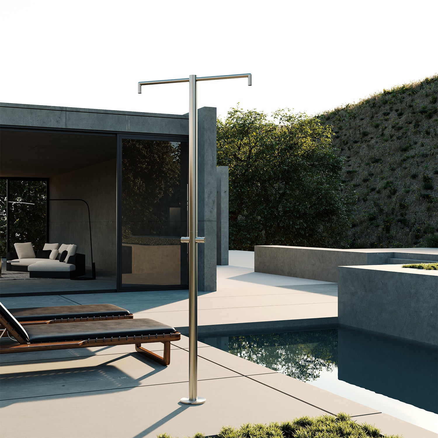 Doccia Inox Bicefalo Comfort Design e Risparmio Acqua
