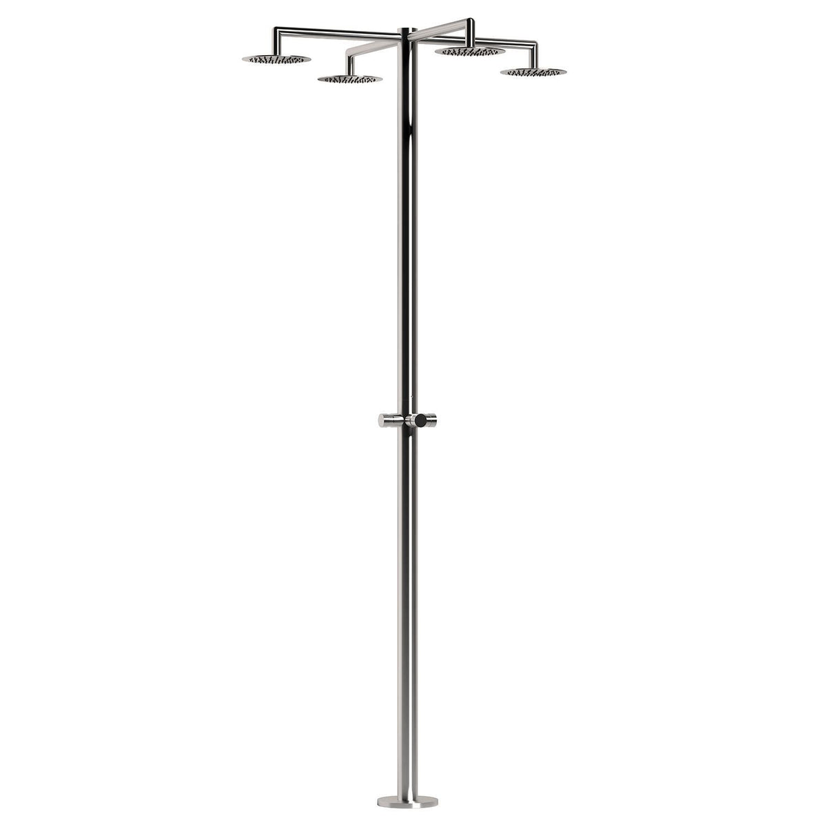 Doccia Esterna Inox Idra 4 Getti Eleganza e Durabilita