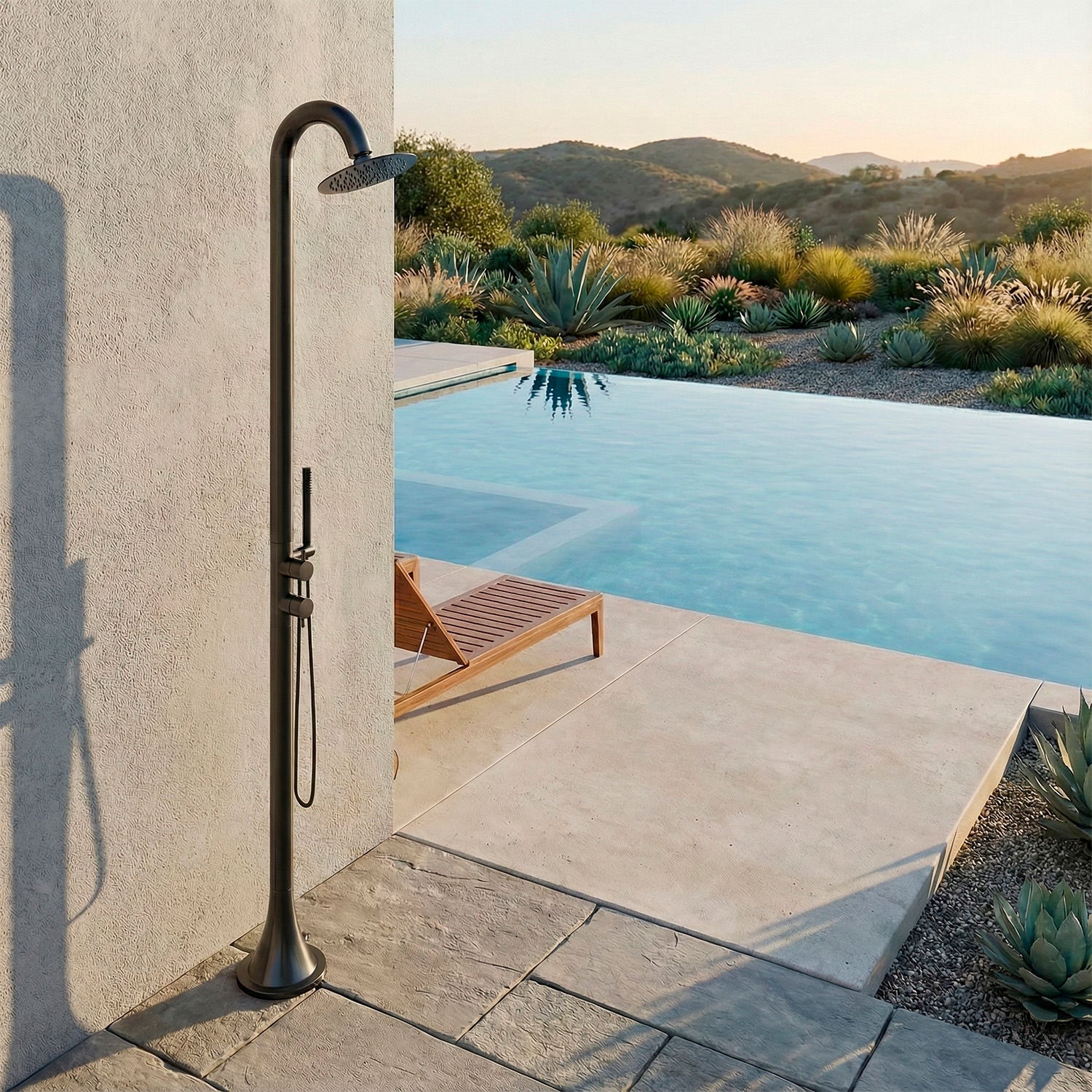 Doccia Luna D Inox eleganza e durata per il tuo esterno