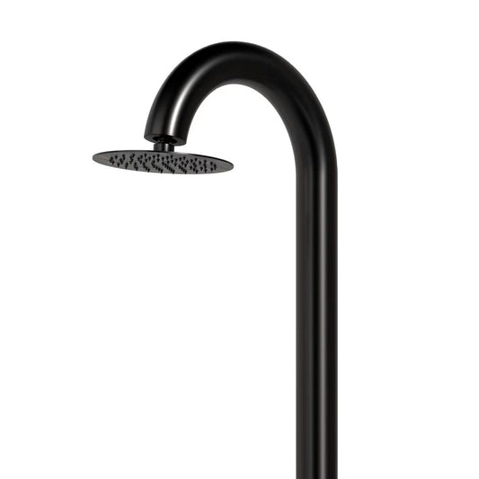 Doccia Nera In Acciaio Inox Nautico 316l Eleganza e Durabili
