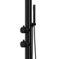 Doccia Nera In Acciaio Inox Nautico 316l Eleganza e Durabilita