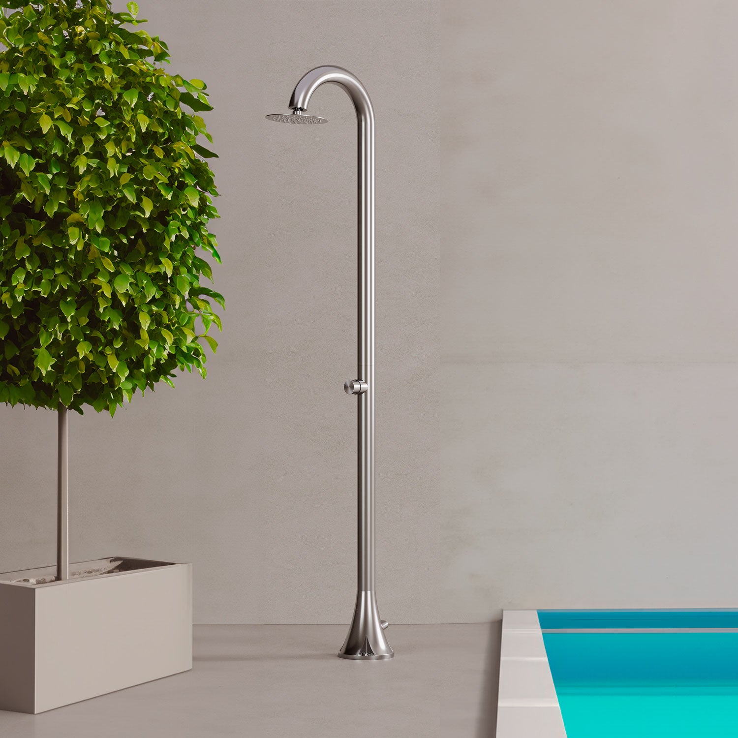 Doccia Inox Luna Comfort e Design Per Esterni