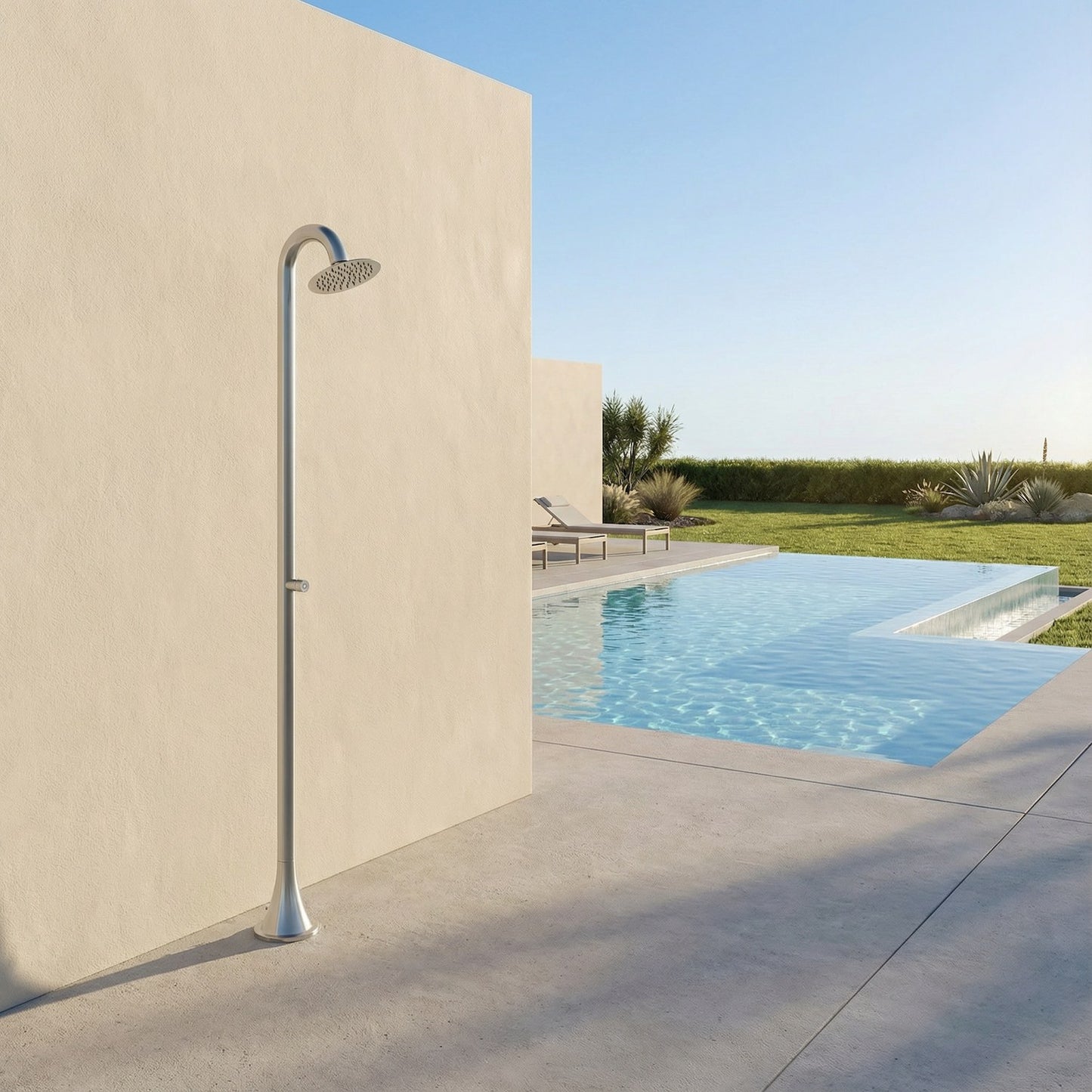 Doccia Inox Luna Comfort e Design Per Esterni