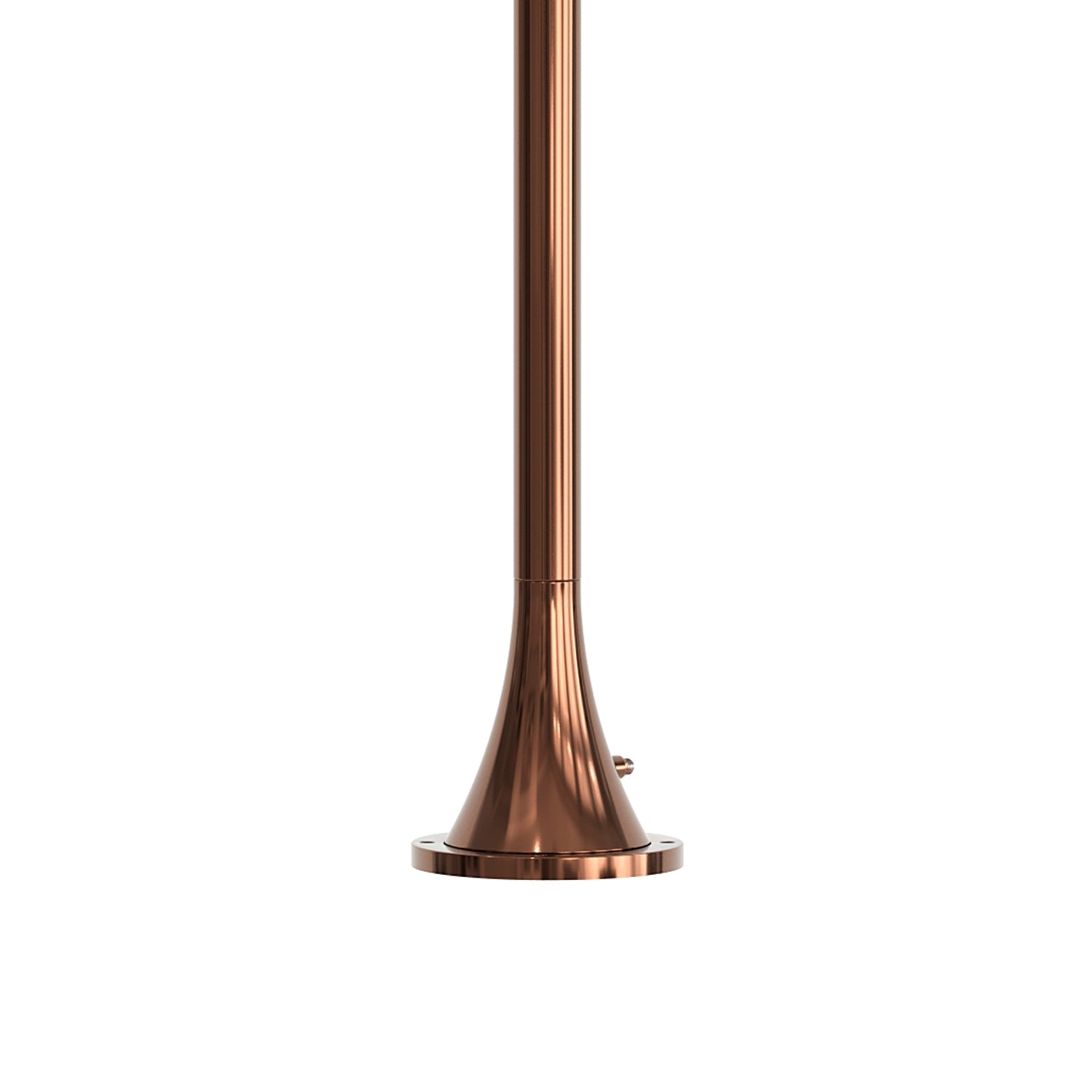 Sined Doccia Inox Luna Tmp Oro Rosadoccia In Acciaio Inox Doppio Attacco Acqua Fredda Laterale o Inferiore Doccia Acqua Fredda Temporizzata Con Soffione e Miscelatore Tondo Oro Rosa