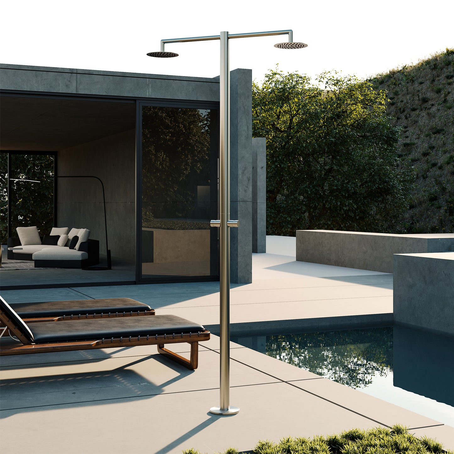 Doccia Ortro 2t Inox Comfort Design e Risparmio Acqua