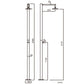Colonna Doccia Inox Polifemo Design Elegante e Resistente