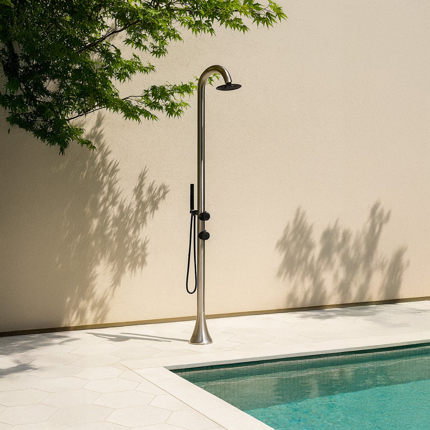 Doccia Inox Luna D Eleganza e Resistenza per Interni ed Esterni