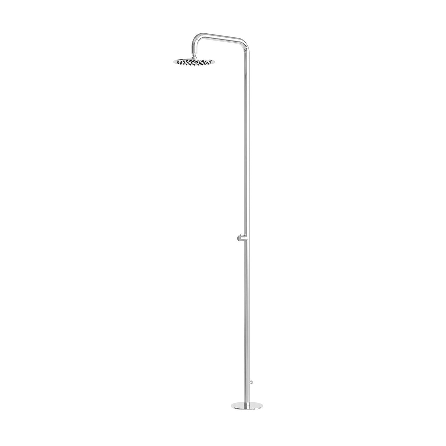 Doccia esterna inox 316L SINED Nora eleganza e durata