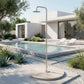 Doccia esterna inox 316L SINED Nora eleganza e durata