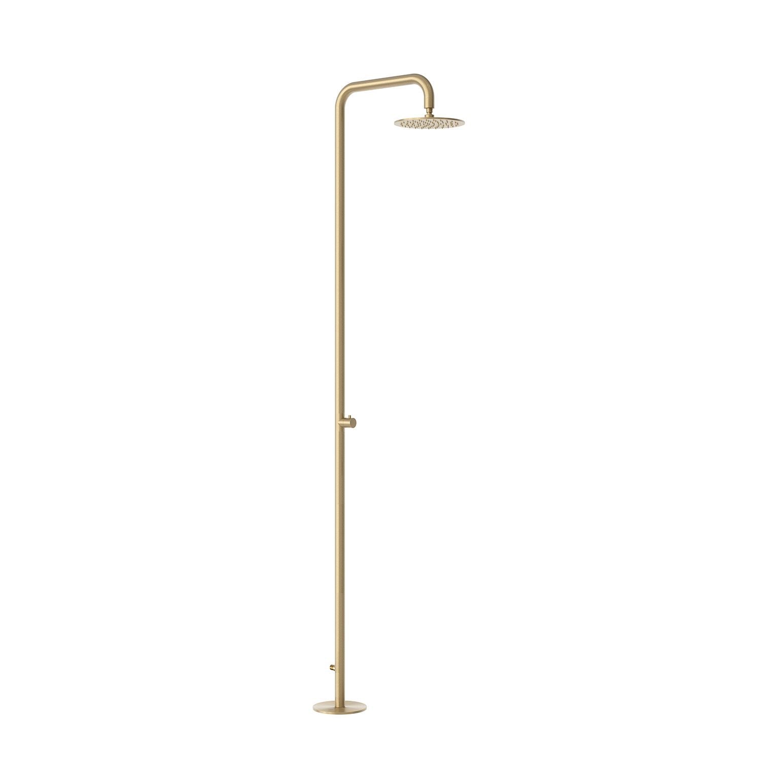 doccia esterna inox 316l oro pvd nora eleganza e durata ga