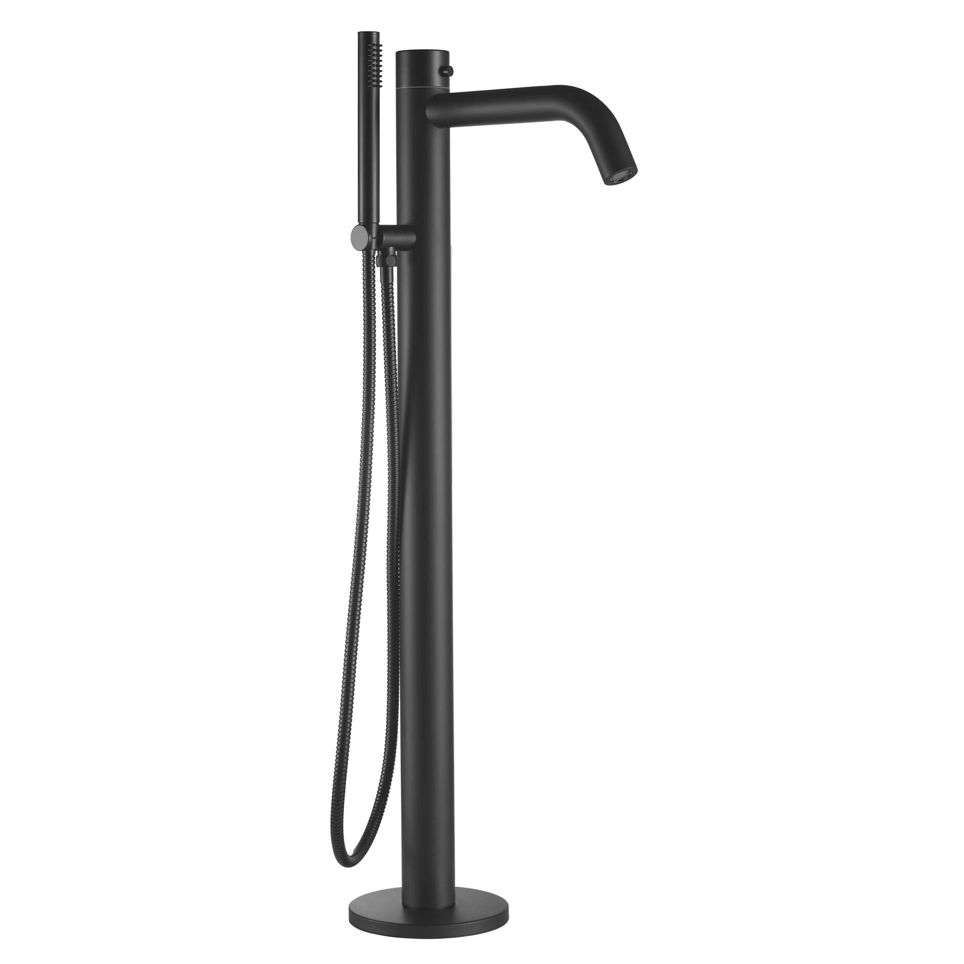 Sined Oristano Rubinetto Nero Per Vasca Con Doccetta Inox 316l Per Esterno Vasca Con Doccetta