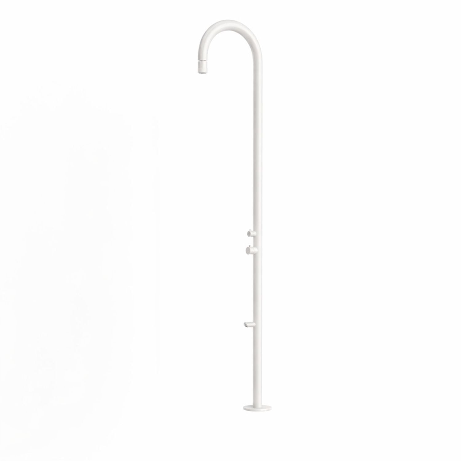 Doccia orosei acciaio inox 316L bianca