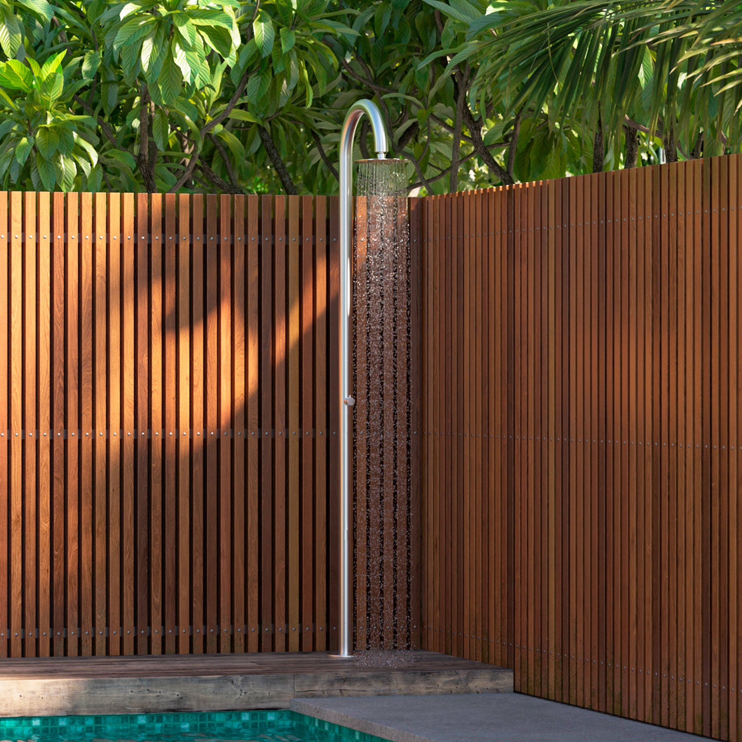 Doccia Inox Palau Fredda Per Piscina e Giardino