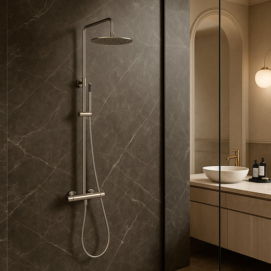 Doccia Termostatica Inox 316L Eleganza e Funzionalita