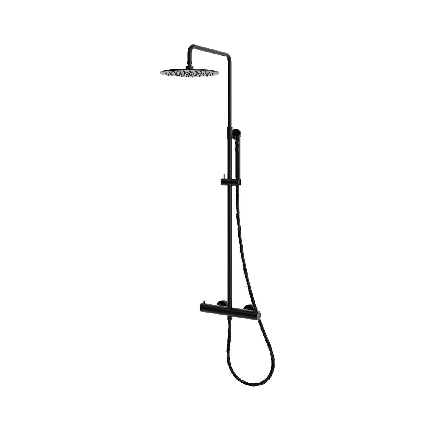 doccia da parete sined levante nera: design elegante e materiali premium, acquista ora!