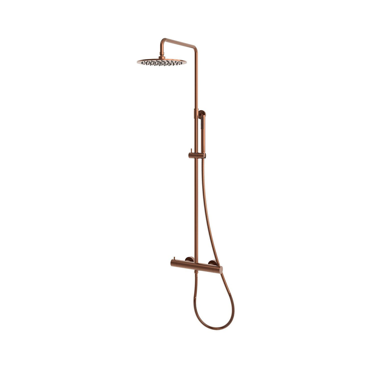 Doccia termostatica inox 316L oro rosa eleganza e qualita