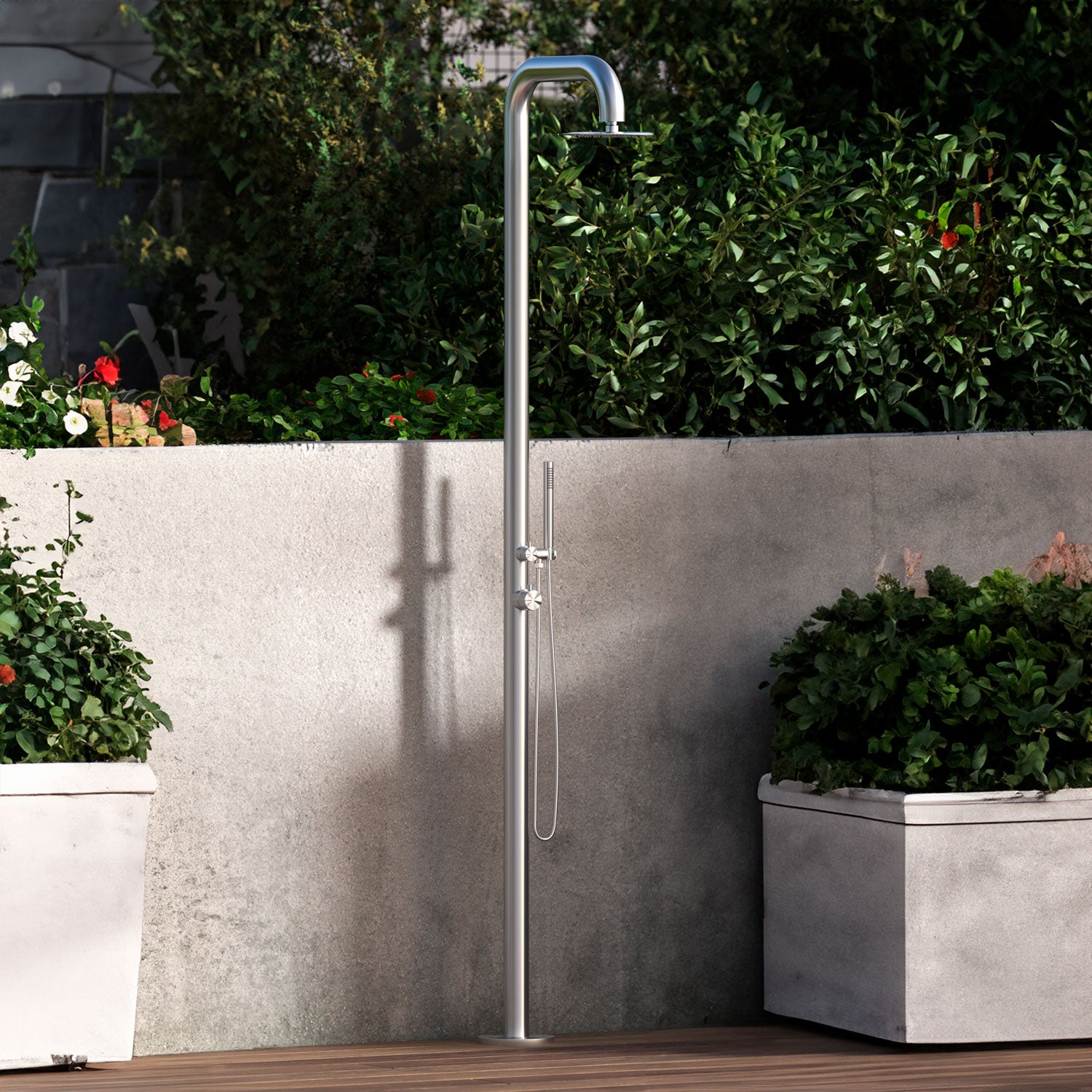 Doccia Da Esterno Sined Pula Inox Eleganza e Qualita Per Il Tuo Giardino
