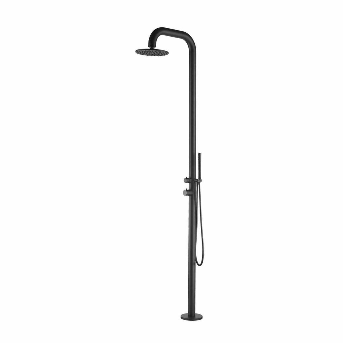 Doccia Nera In Acciaio Inox Aisi 316l Per Esterni Design Ele