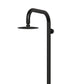 Doccia Nera a Parete In Acciaio Inox 316l Design Elegante e Resistente