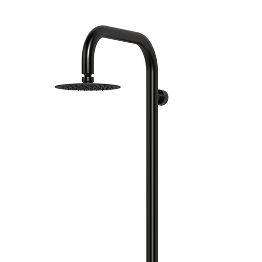 Doccia Nera a Parete In Acciaio Inox 316l Design Elegante e