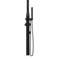 Doccia Nera a Parete In Acciaio Inox 316l Design Elegante e Resistente