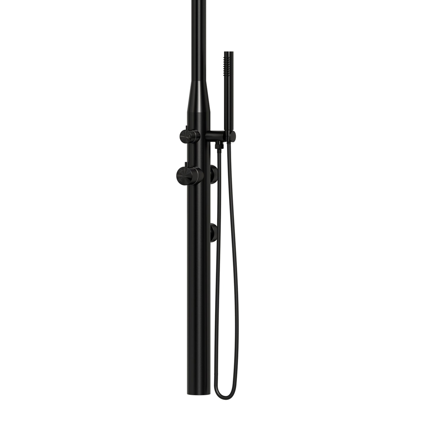 Doccia Nera a Parete In Acciaio Inox 316l Design Elegante e Resistente