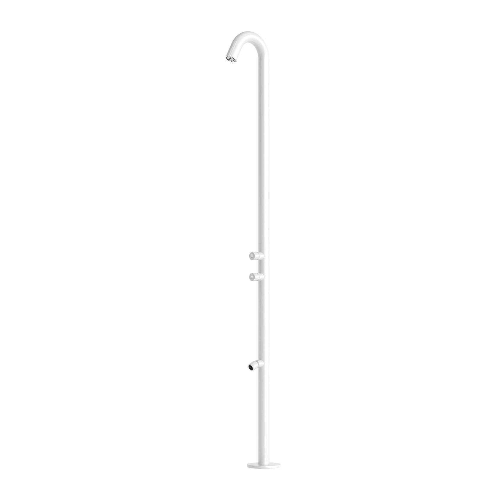 Doccia Esterna Inox Bianca Per Casa e Giardino