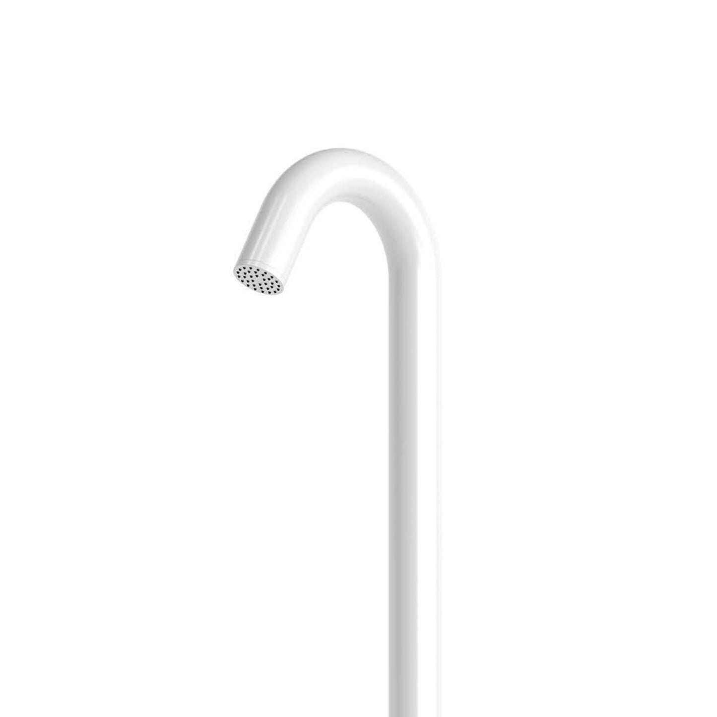Doccia outdoor bianca acqua fredda temporizzata inox 316L
