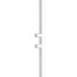 Doccia outdoor bianca acqua fredda temporizzata inox 316L