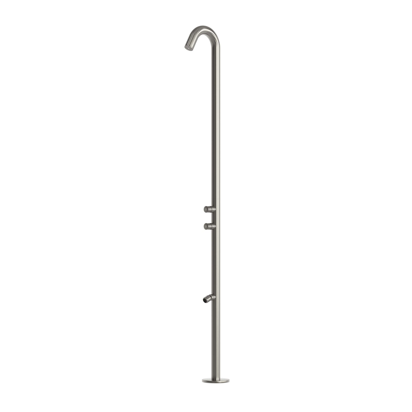 Doccia outdoor gunmetal acqua fredda temporizzata inox 316L