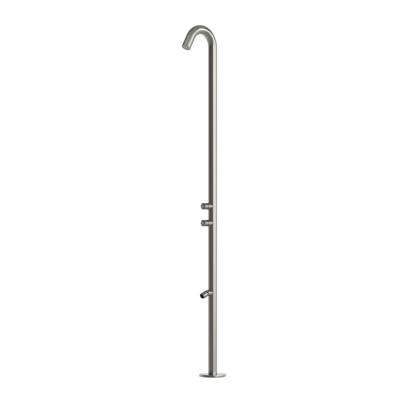 Doccia esterna in acciaio inox Quartu: eleganza e qualità per il tuo giardino