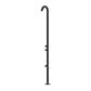 Doccia outdoor nera acqua fredda temporizzata inox 316L