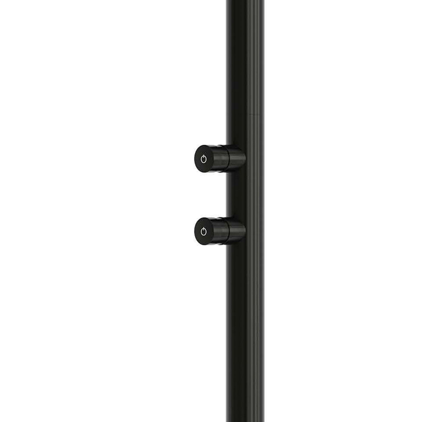 Doccia outdoor nera acqua fredda temporizzata inox 316L