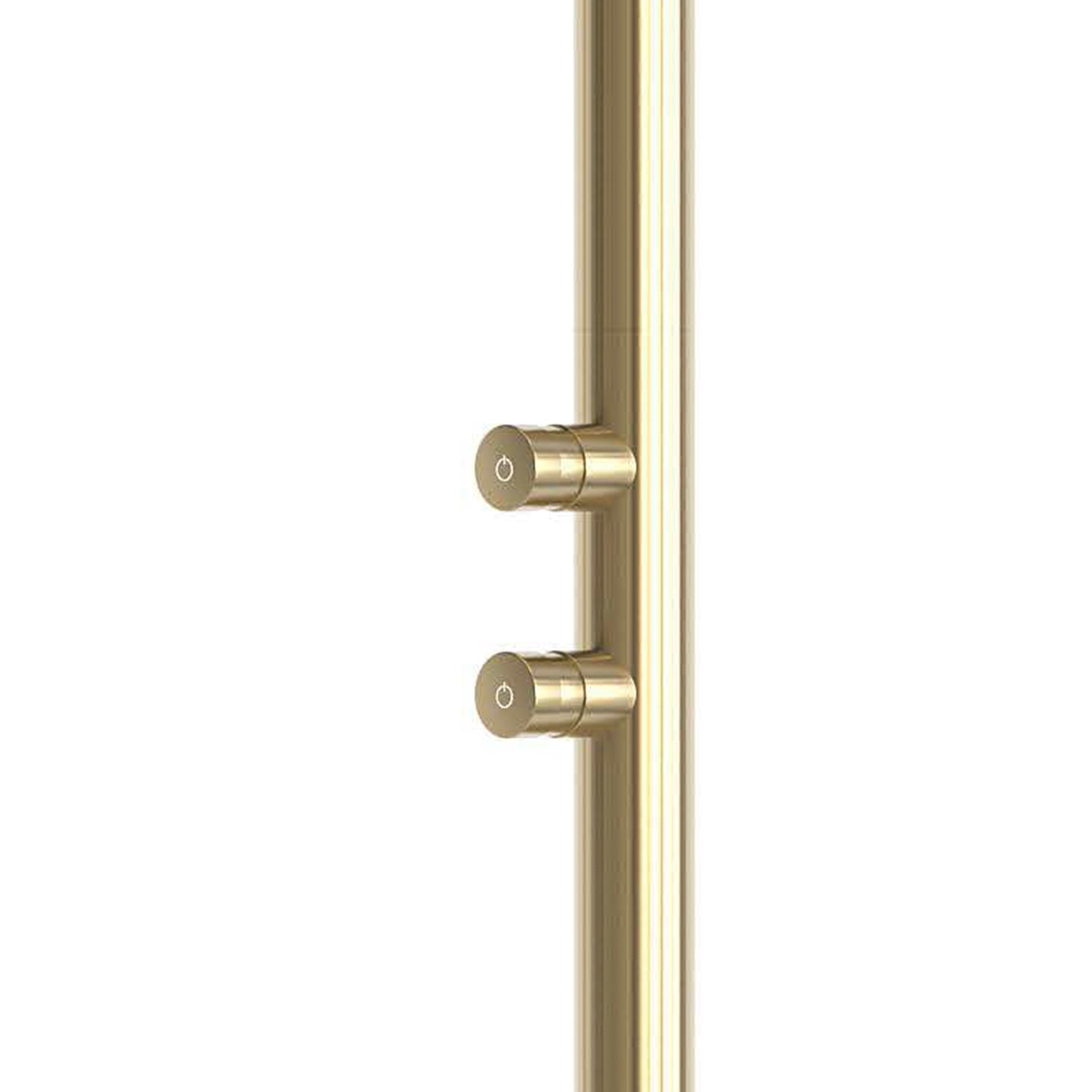 Doccia Esterna In Acciaio Inox Oro Spazzolato Per Giardino