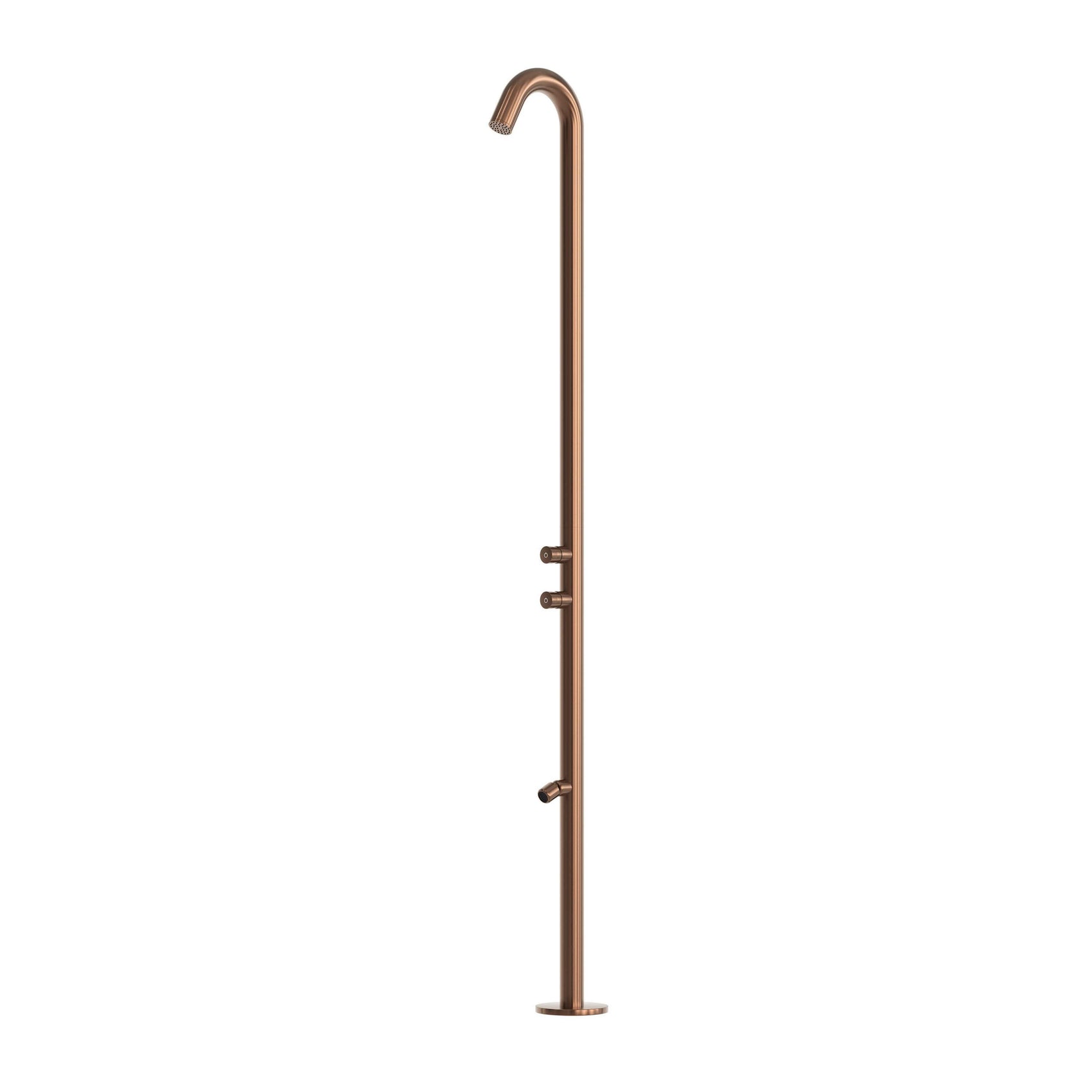 Doccia Esterna Oro Rosa In Acciaio Inox 316l Design Elegante e Resistente Acquisto Sicuro e Consegna Veloce