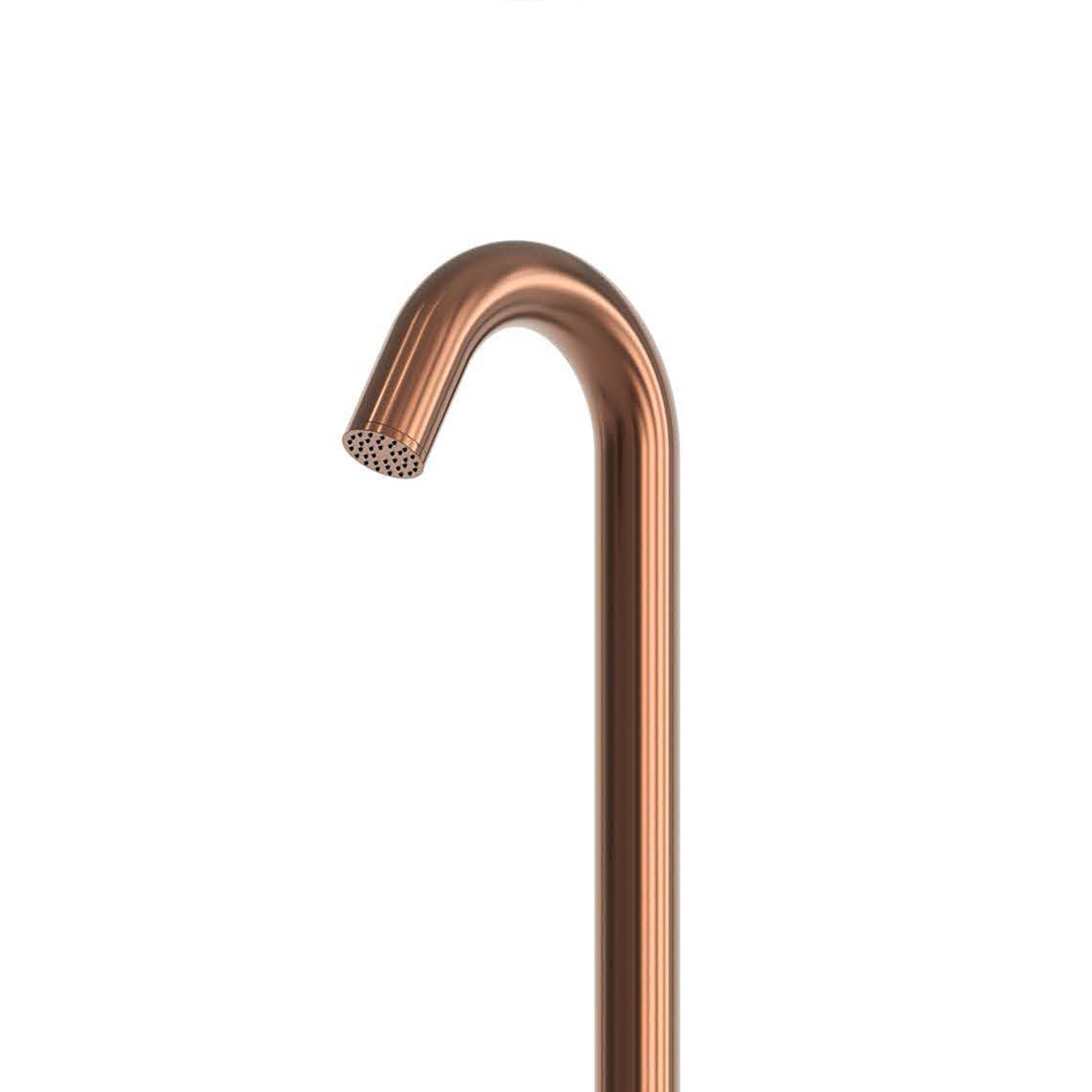 Doccia esterna oro rosa in acciaio inox 316L design elegante