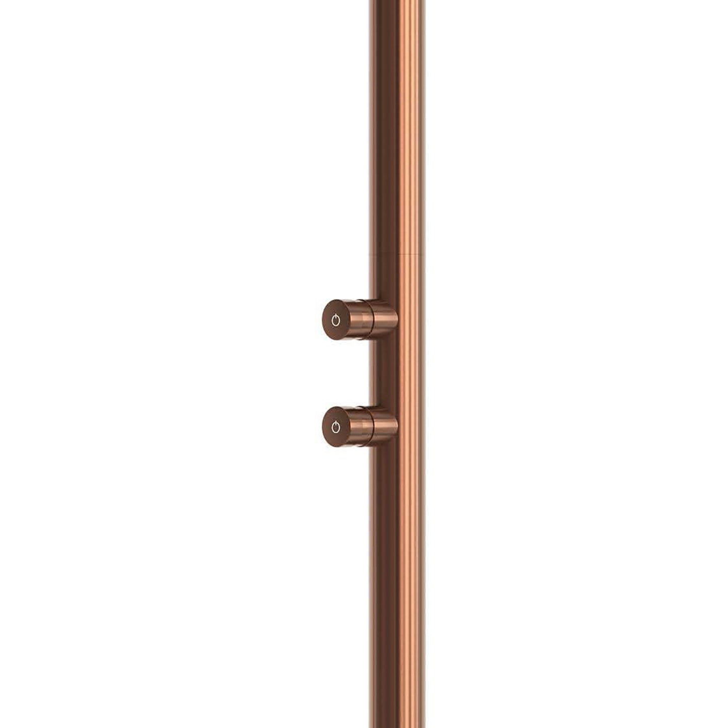Doccia esterna oro rosa in acciaio inox 316L design elegante
