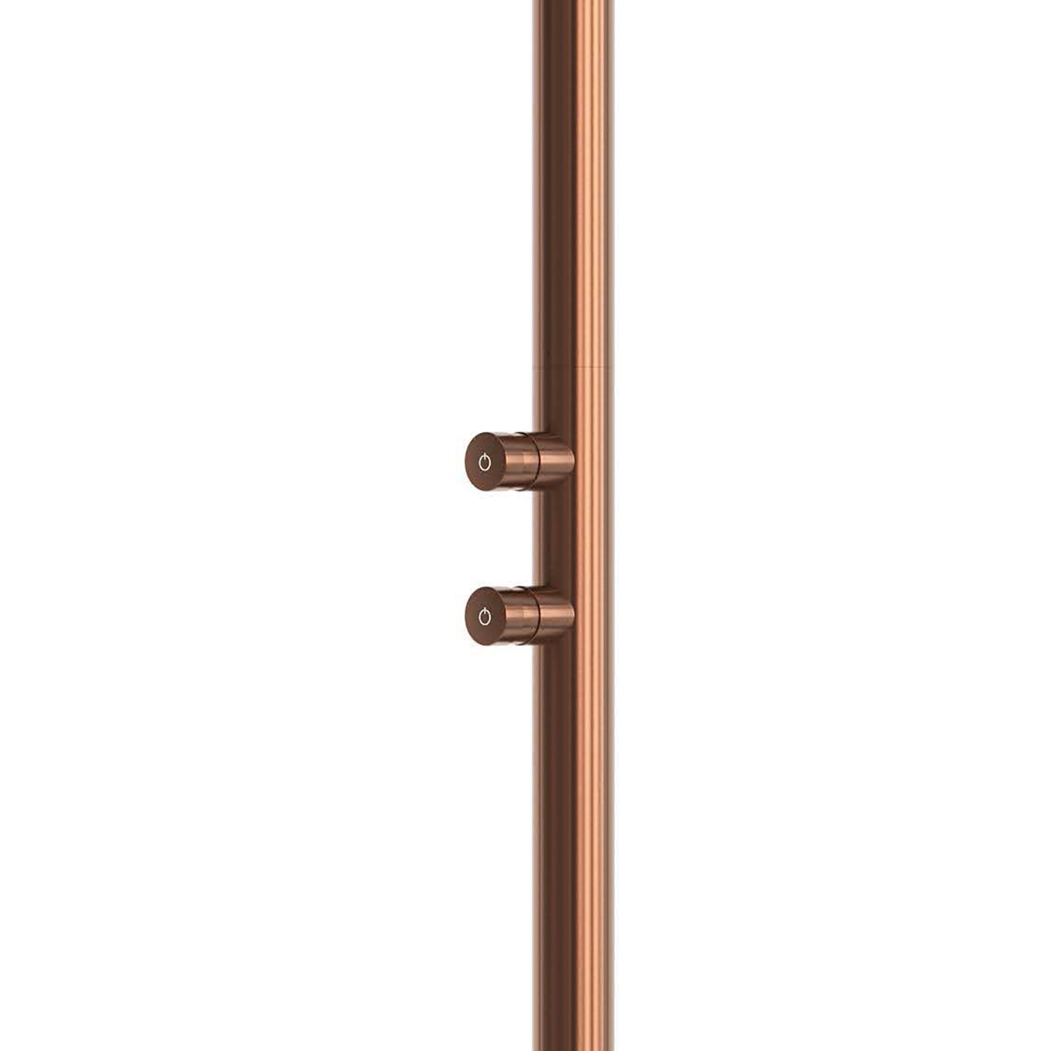 Doccia esterna oro rosa in acciaio inox 316L design elegante