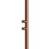 Rose gold outdoor shower, timed cold water, 316L stainless steel