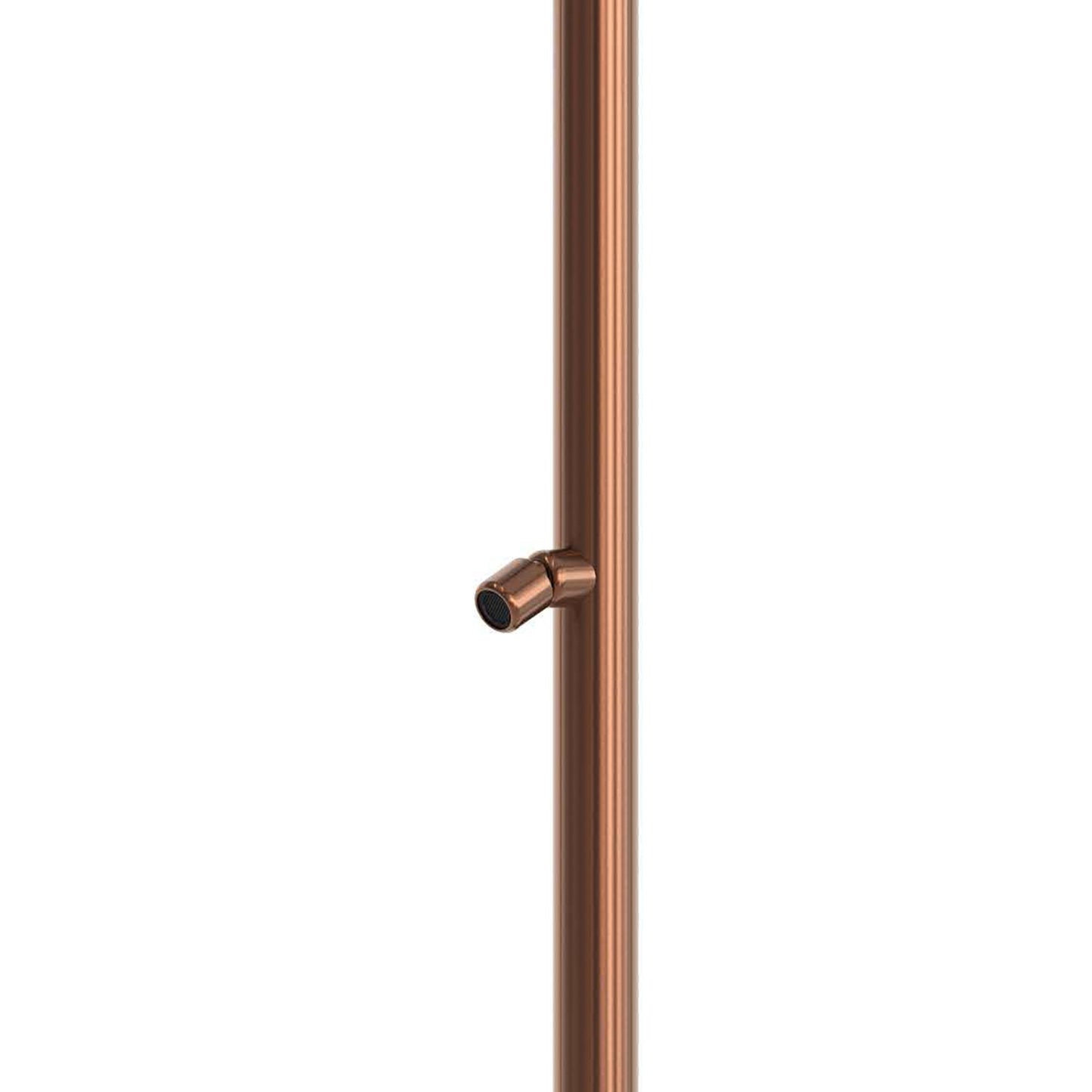 Doccia esterna oro rosa in acciaio inox 316L design elegante