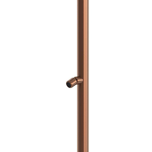 Doccia outdoor oro rosa acqua fredda temporizzata inox 316L
