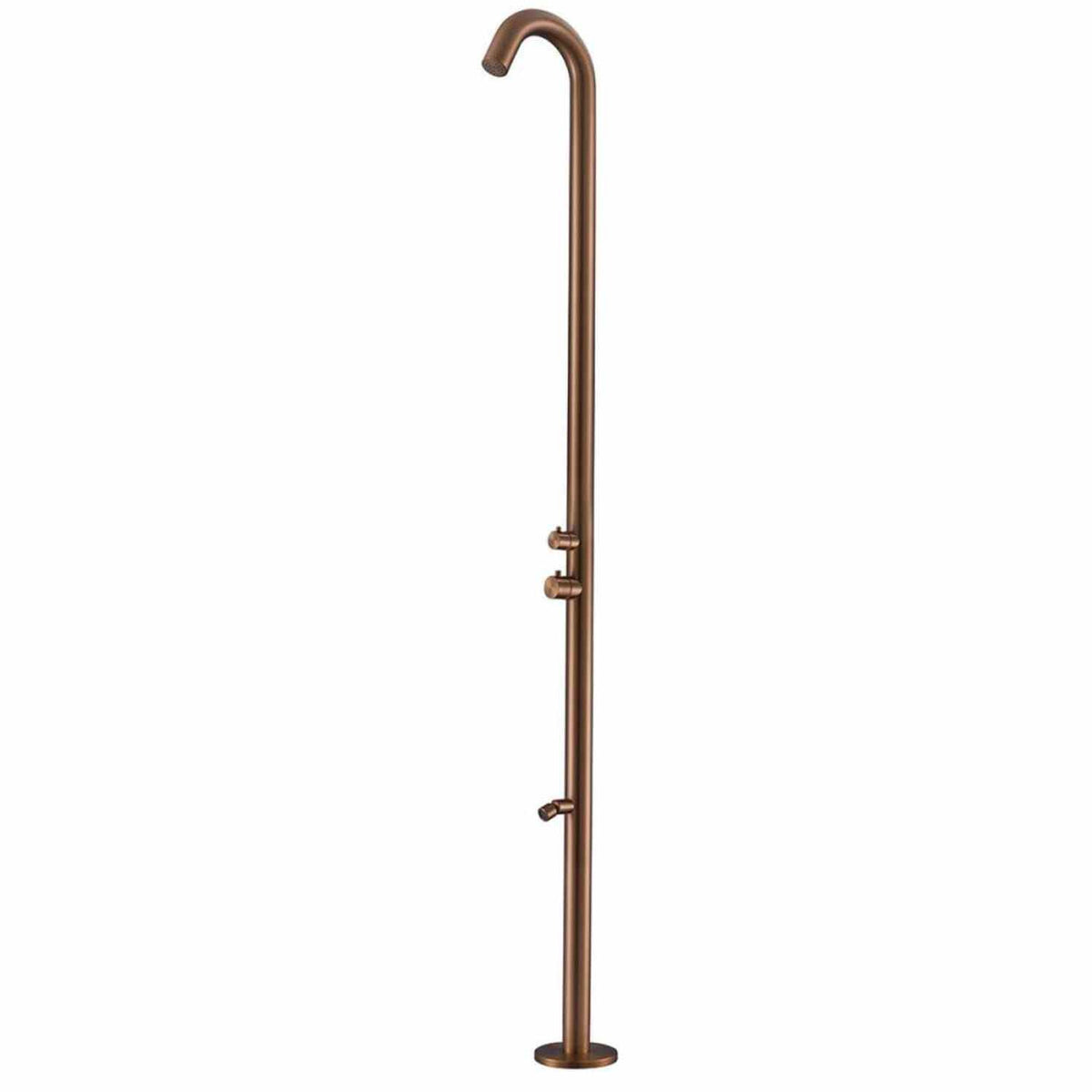 Doccia Esterna Oro Rosa In Acciaio Inox 316l Design Elegante