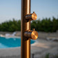 Doccia Esterna Oro Rosa In Acciaio Inox 316l Design Elegante