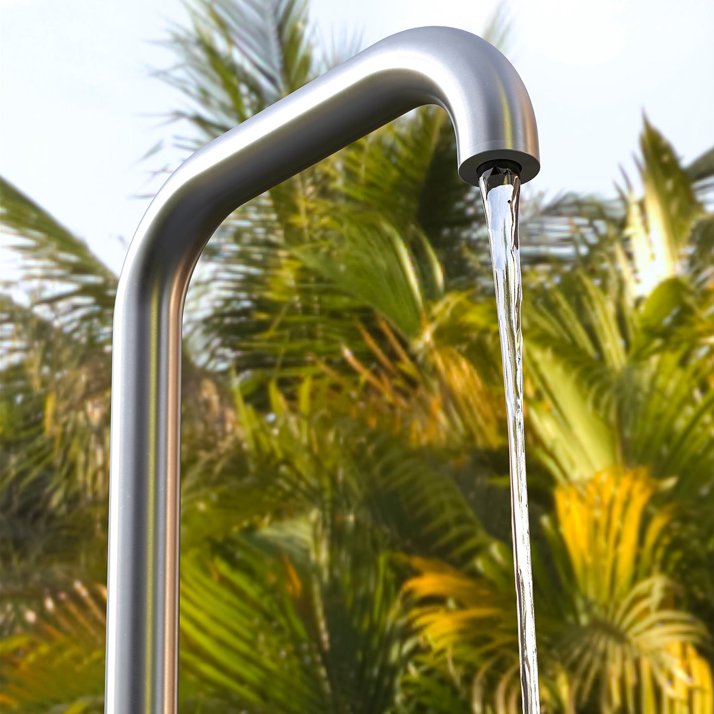 Doccia Sined Sassari Inox Eleganza e Durata Per Il Tuo Giardino