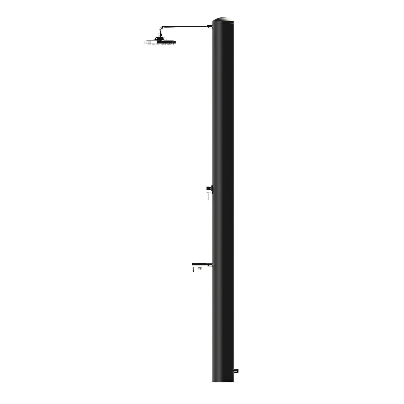 Doccia Solare Nera Da Giardino In Acciaio Inox Sined Eleganza Durabilita e Risparmio Energetico Acquista Ora Per Un Investimento Sicuro Con Consegna Veloce e Garanzia Postvendita