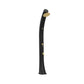 Doccia Solare Nera e Oro Per Giardino Soffione 20 Cm