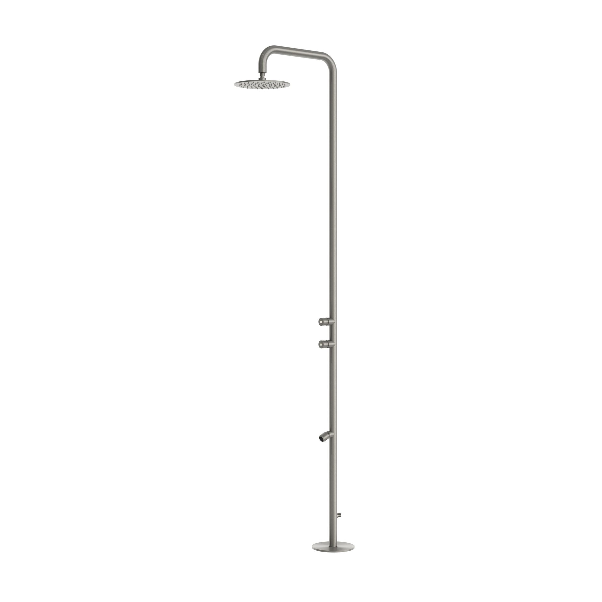 doccia esterna sined teulada acciaio inox design elegante a